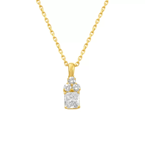 unique piece yellow gold 18K with diamonds SI 0.57 cts